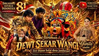 seni jaranan DEWI SEKAR WANGI live depan balai desa jambesari