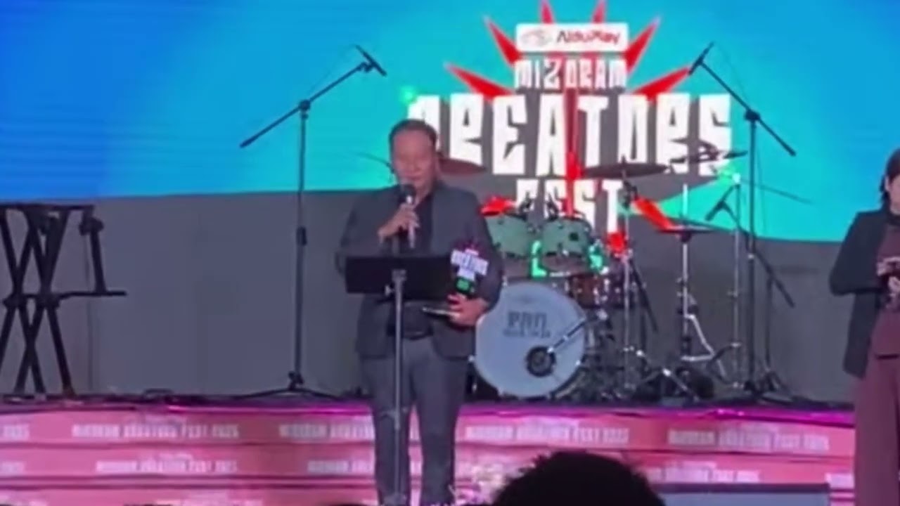 AiduPlay Mizoram Creators Fest 2025 ‘Best News & Commentary Award Pu Vana’n a dawng ta…