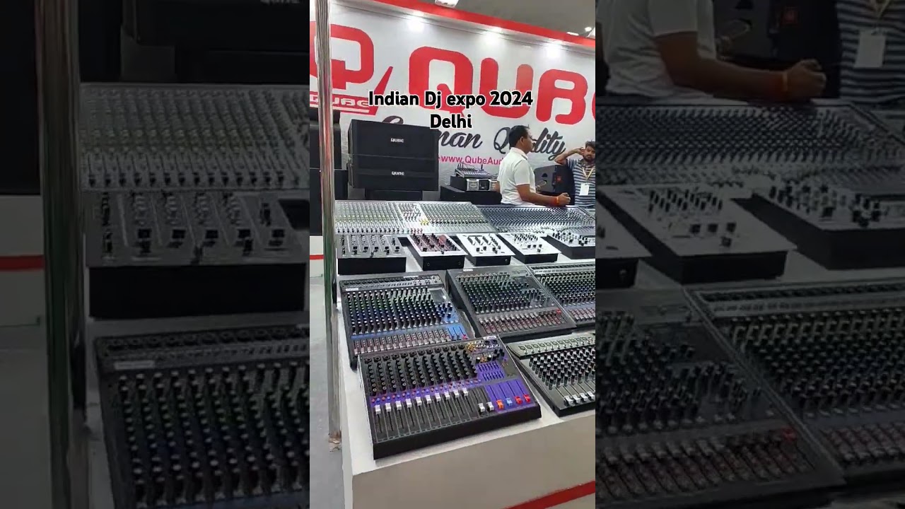 qube audio // indian dj expo 2024 delhi
