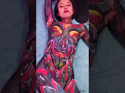 Live Body Paint and Body Tattoo Making || Live Tattoo design Making #bodytattoo #tattoo #painting