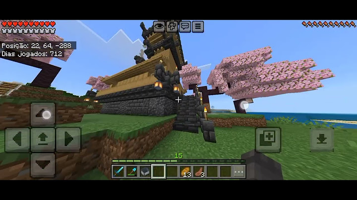 Minecraft BLOCO A BLOCO EP 2 explorando o mapa e visitando a casa dos nobres ⁉️