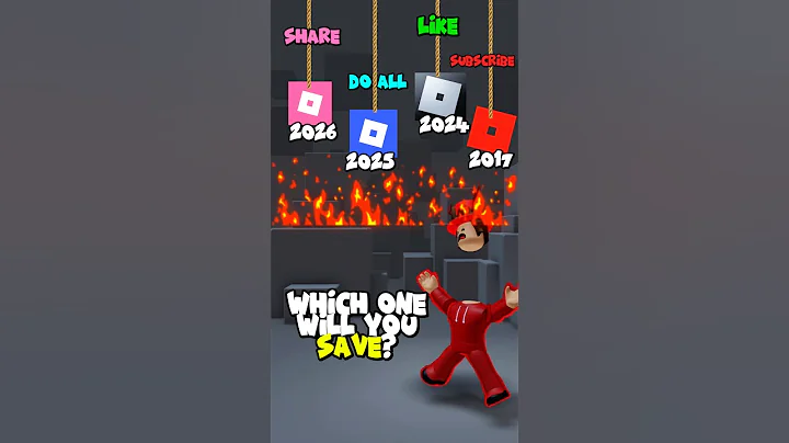 Which one will you save🤔 Old vs New vs Future Roblox Logo 🤩 #robloxshorts