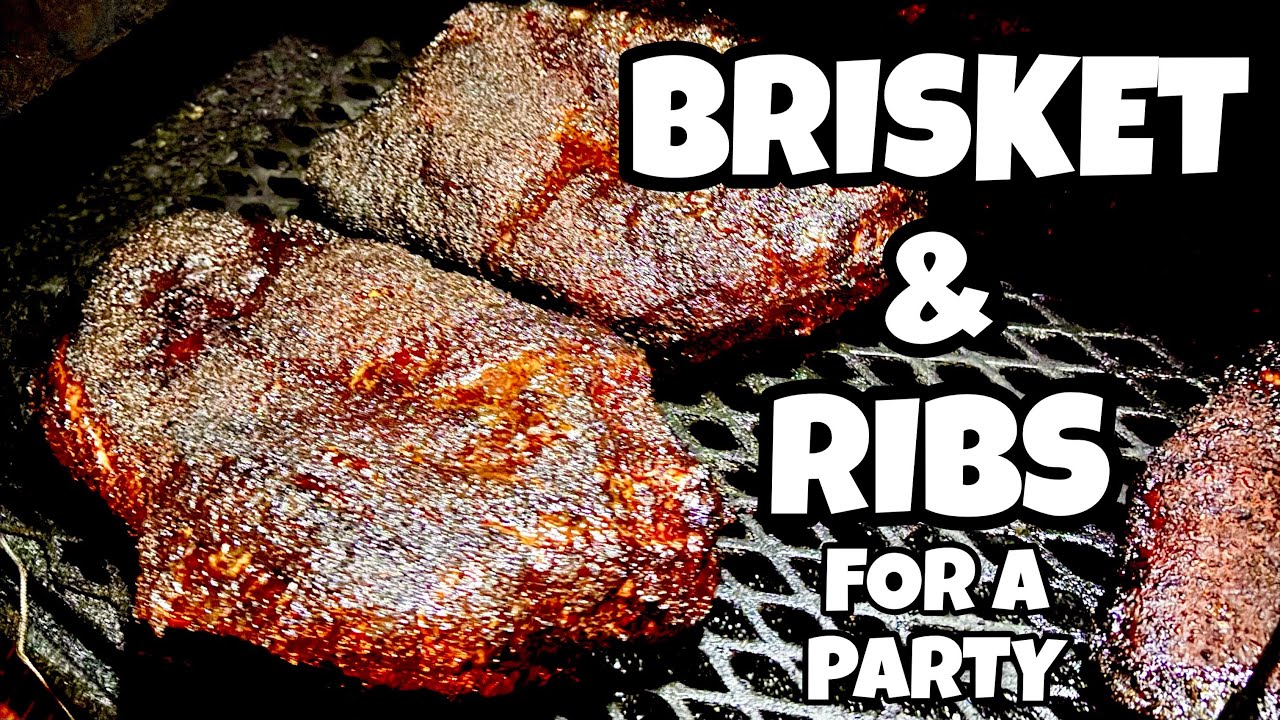 Party Brisket, Ribs, & Sides on the Workhorse Pits 1975