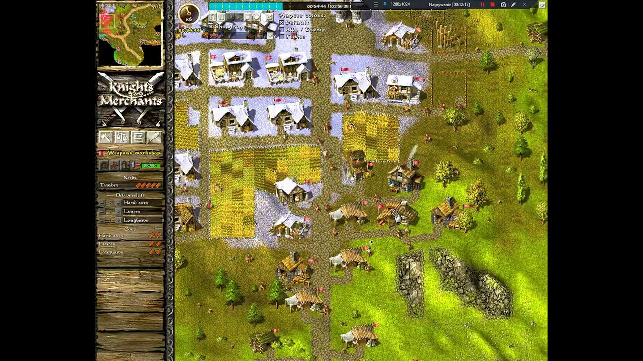 Knights and Merchants Remake v14787 - Mission TPR 6 - New Hard difficulty - no exploits - fairplay