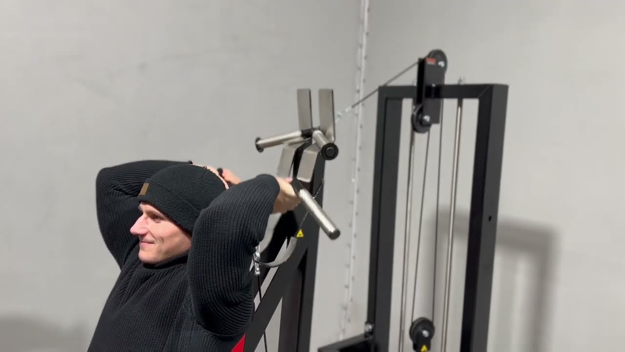 Biceps/Triceps makinesi güç ekipmanları çift fonksiyonel kol basın fitness aleti