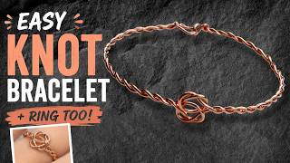 Easy Knot Bracelet and Ring Tutorial