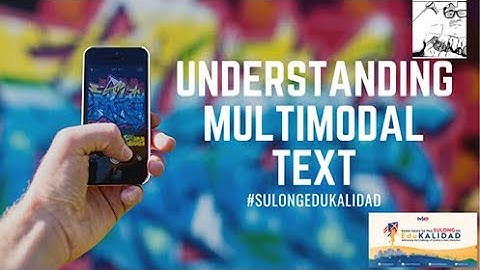 What is Multimodal Text? / Grade 8 English Video Lesson