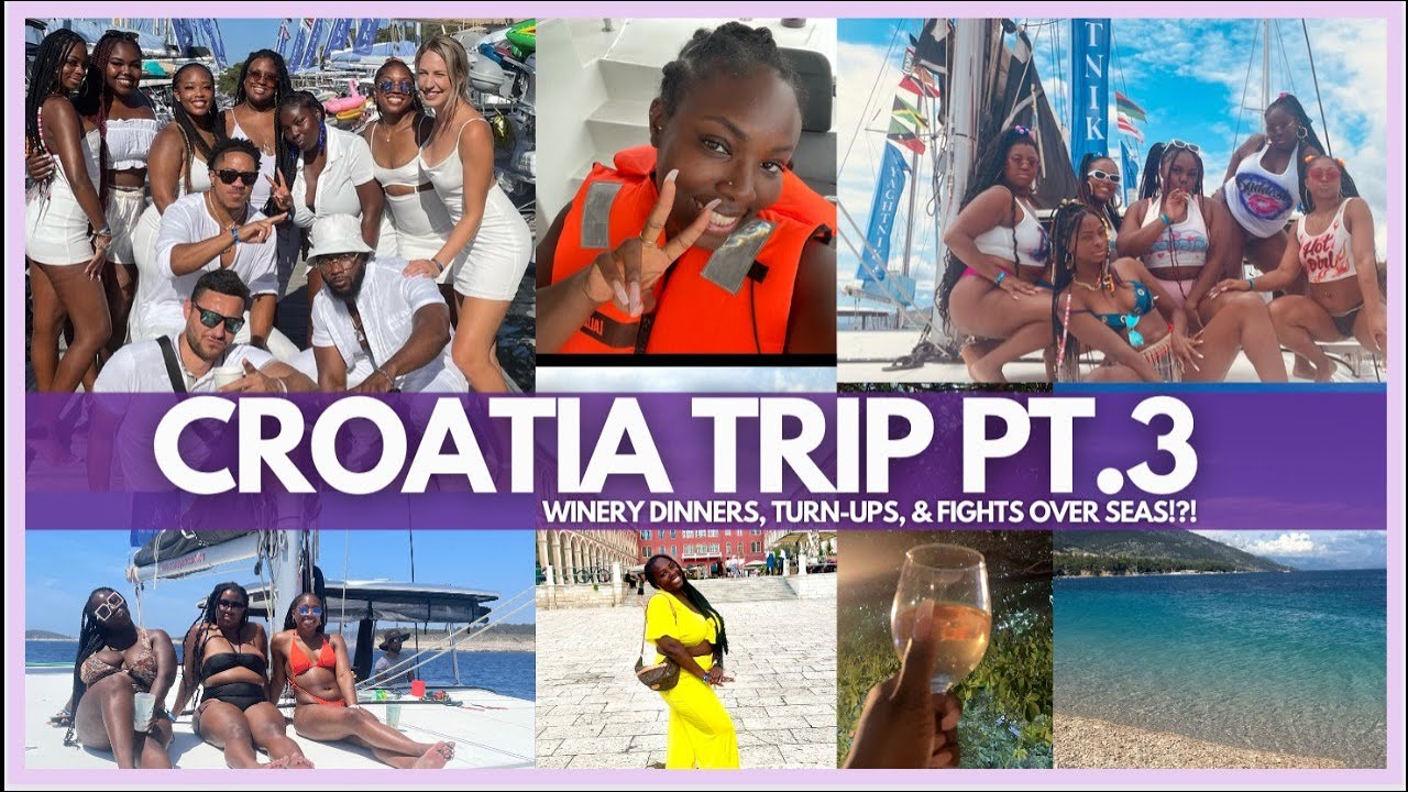 VACATION VLOG:  MY CROATIA EXPERIENCE!  PARTYING & FIGHTS AT YACHTNIK 2022?! MY REVIEW OF YACHT WEEK