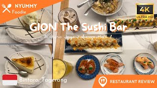 THE BEST ENAK BANGET | GION THE SUSHI BAR | Halal sushi and salmon are fresh smelling🍣👨‍🍳🤌🏻