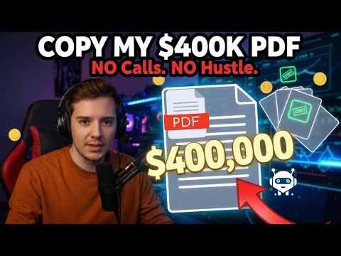How Ai Generated Me a PDF Worth $400,000 (EASILY COPY ME)
