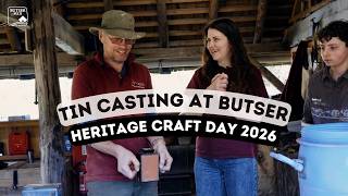 Tin Casting &amp; Flint Knapping at Butser Ancient Farm