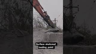 loading point material breaking #breaker #loading point #viral #video #shotcrete #surface