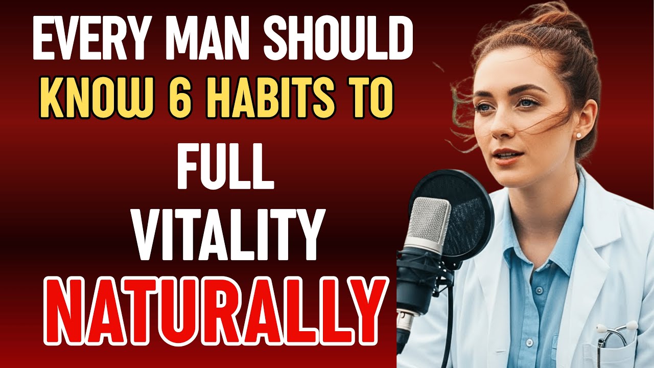 Over 60? 6 Natural Daily Habits to Restore Erectile Function at Home - No Pills Required
