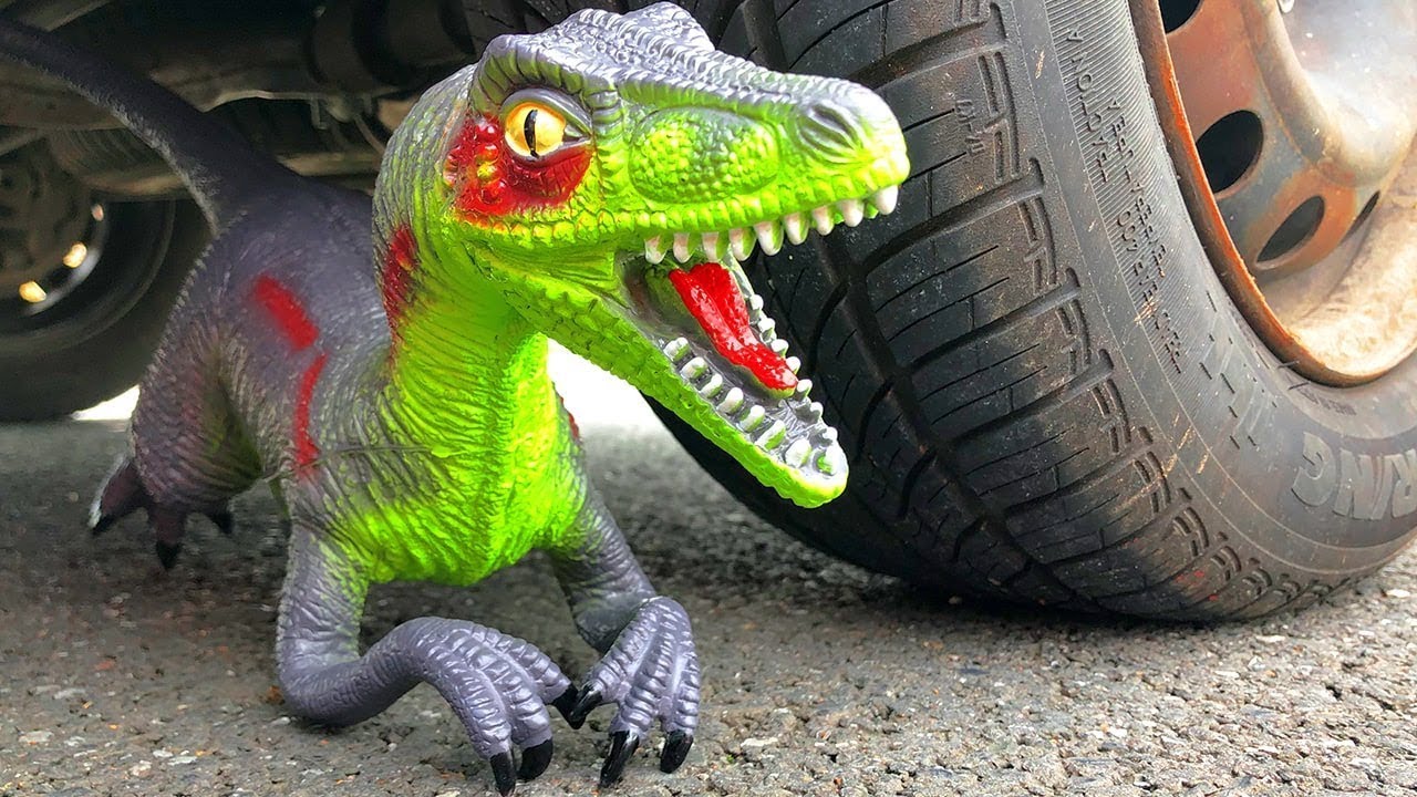 Experiment Car vs dinosaur,dragon Crushing Crunchy & Soft Things by