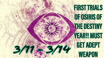 FIRST TRIALS OF OSIRIS OF THE WITCH QUEEN! | Destiny 2 The Witch Queen Trials Map + Loot