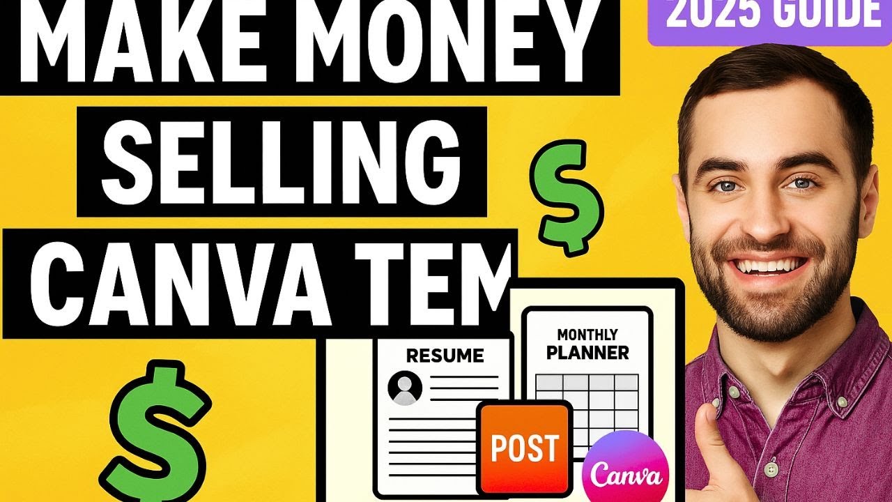 Make Money Selling Canva Templates | How To Create Passive Income ...