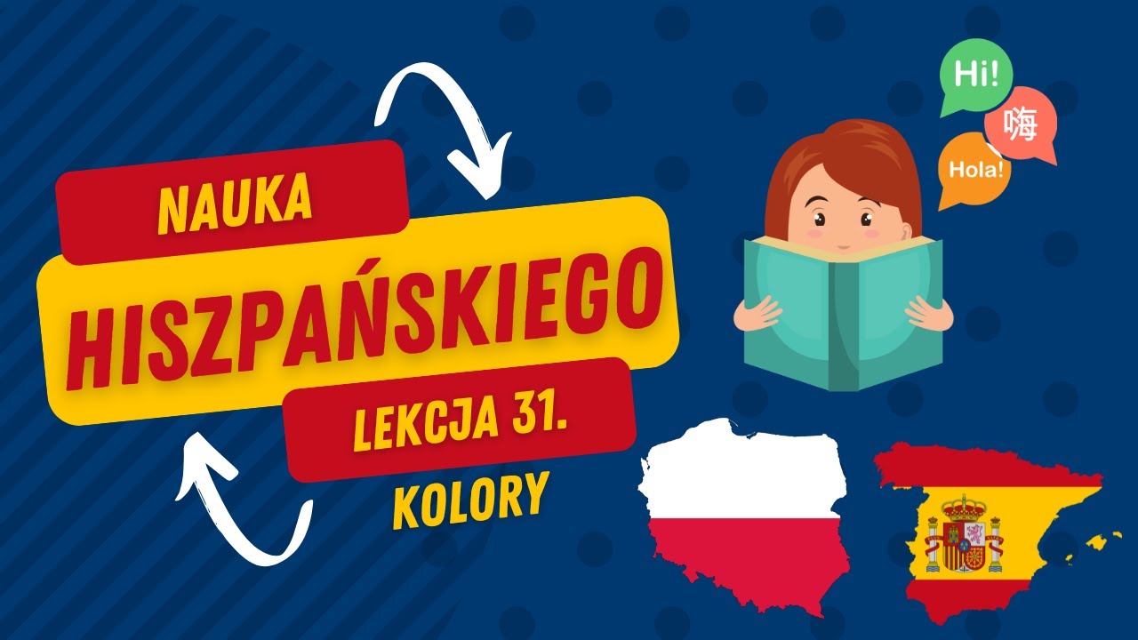 🟢 Język hiszpański - KOLORY - Nauka hiszpańskiego poziom A1