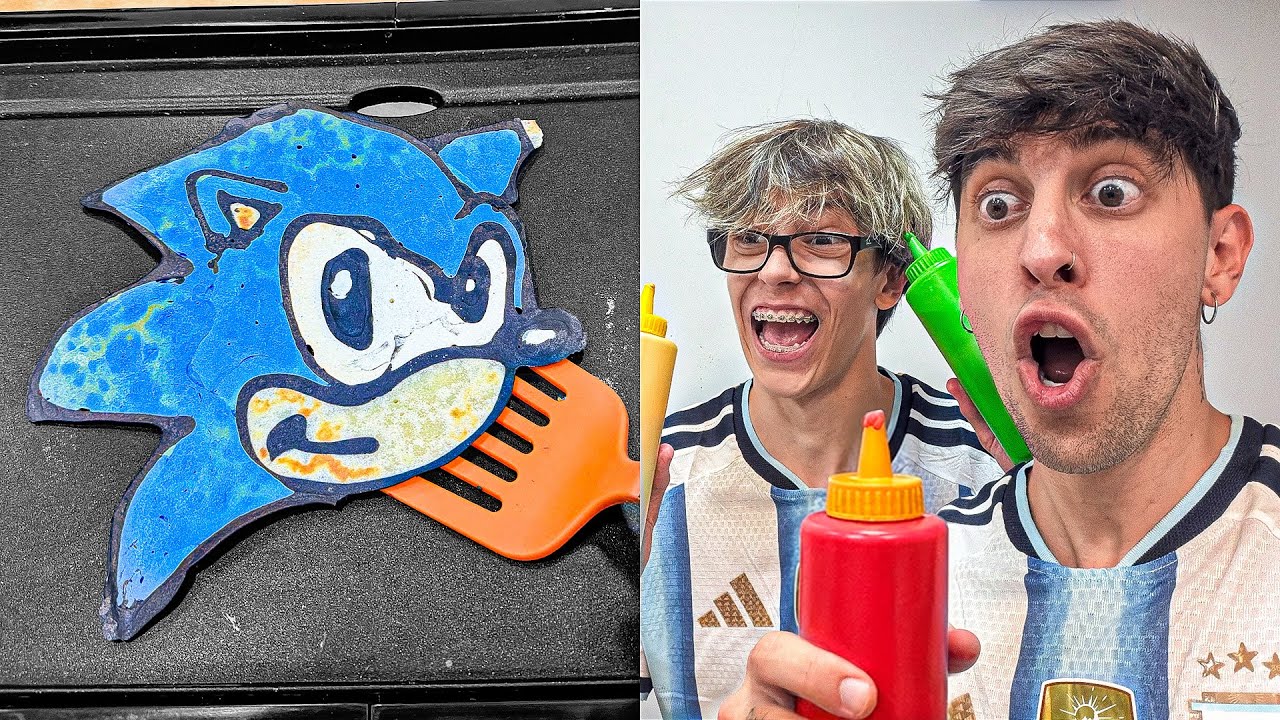 HOT CAKES CHALLENGE 5: Dibujando con Panqueques