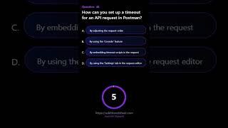 How can you set up a timeout for an API request in Postman