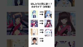 【驚愕】同じ姿なのがビックリするホロメンの変化#ホロライブ #オタクの日常 #金色のオタク