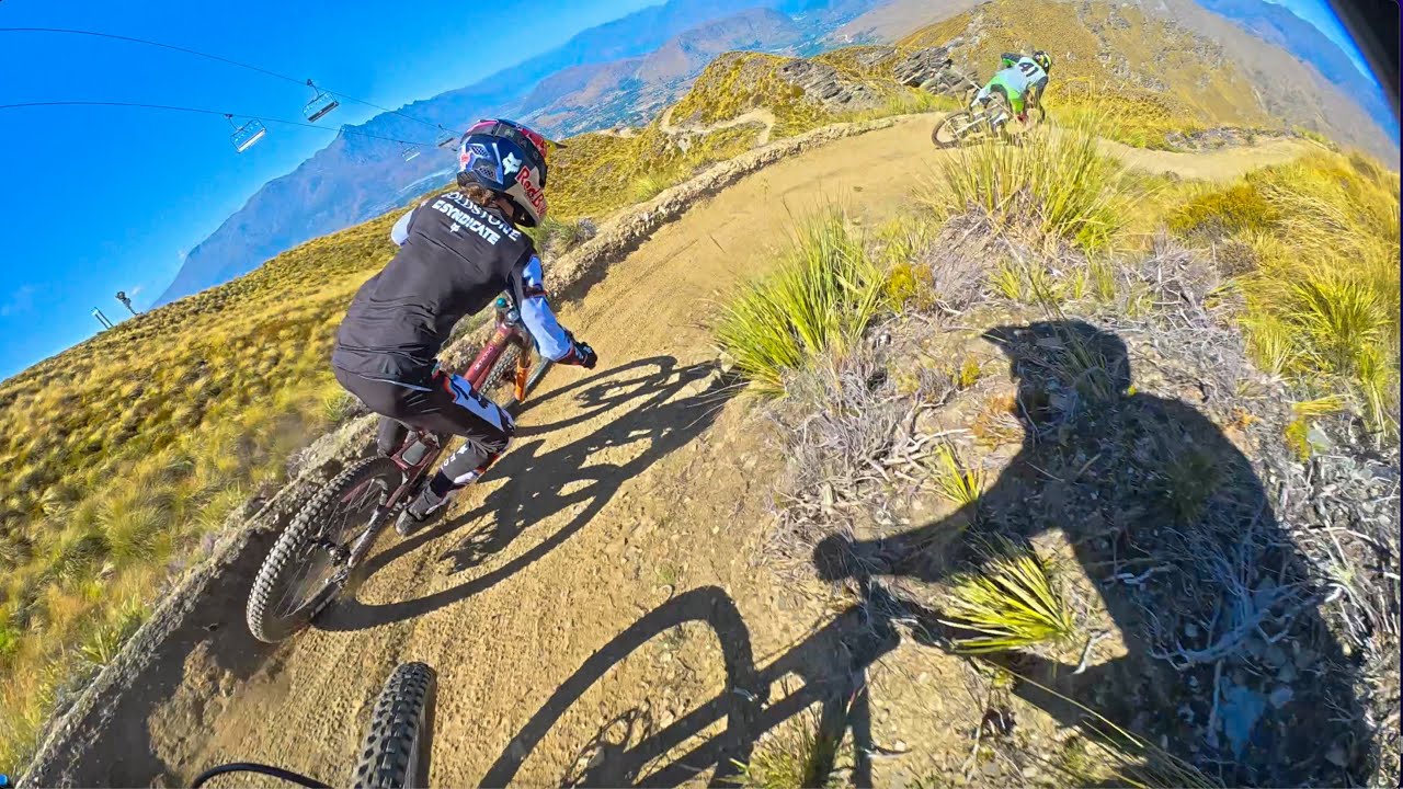 ME vs 3 RED BULL HARDLINE WINNERS! Downhill Training