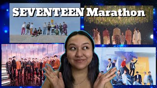FIRST TIME REACTION to SEVENTEEN (세븐틴) | Rock With You, Left & Right, HIT, Fallin’ Flower MV