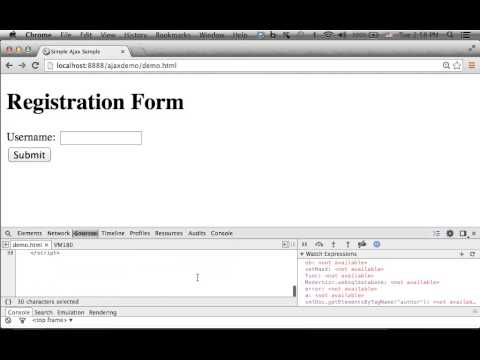 Chrome Console Elements Selecting