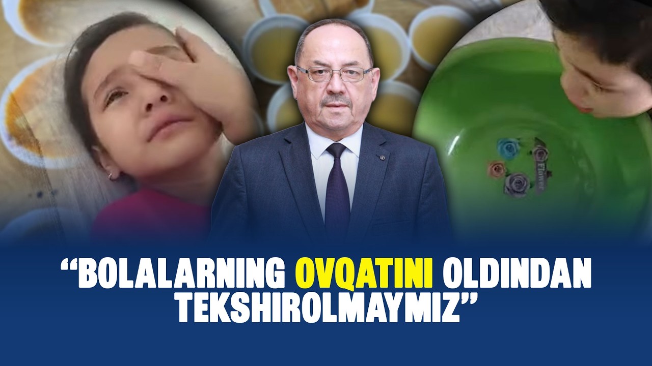 BOLALAR OMMAVIY ZAHARLANDI: RASMIYLAR NIMA DEYDI?