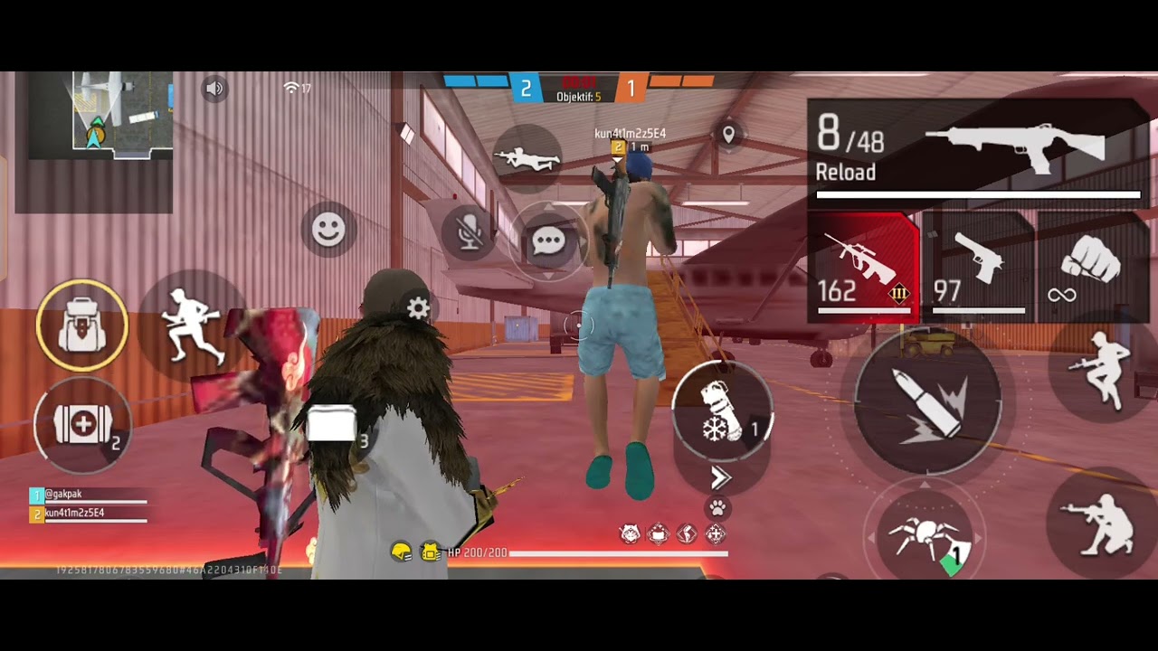 BRO FF Garena ADA lawan yang keras - YouTube