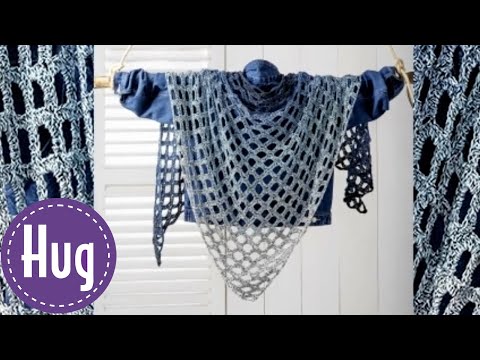 Schawl "Bow Out" Crocheting Project
