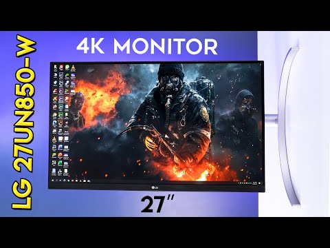 LG 27 inch 4K HDR Monitor | 27UN850-W Review (Best for Video Editing) - Good Gaming