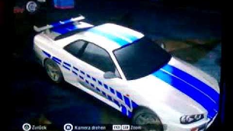 Need for Speed Carbon - 2 Fast 2 Furious Nissan Skyline GTR