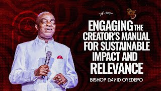 Engaging The Creator's Manual For Sustainable Impact & Relevance | Bishop David Oyedepo | 14-02-2024