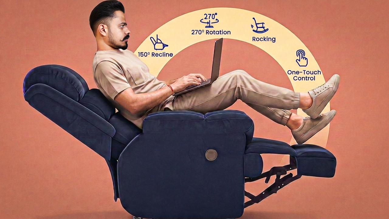 I Tried the Most Luxurious SOFA ft The Sleep Company Luxe Motorised Recliner Sofa