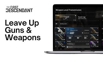 How To Level Up Weapon Abilities In The First Descendant - Enhance Unique Ability Level