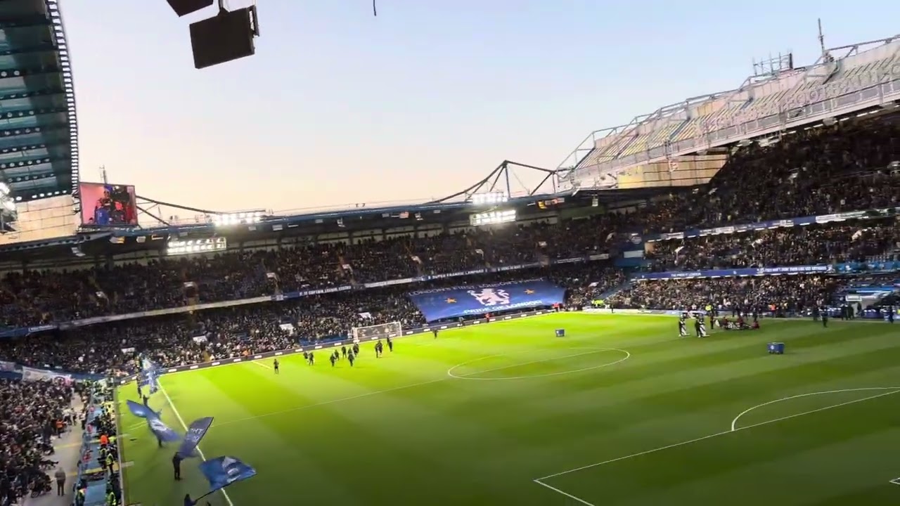 Chelsea FC Vs Everton FC Shed End Upper April 15th 2024 Premier League Match