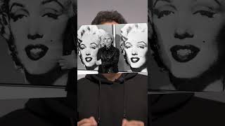 MARILYN ÍCONO POP 👨‍🎨 De la foto a la obra de 'pop art' mejor cotizada del siglo xx #shorts
