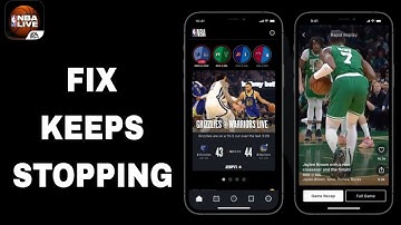 How To Fix And Solve Keeps Stopping On NBA Live App | Final Solution