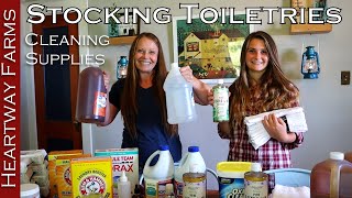 Stocking Toiletries and Cleaning Products | Prepping | Food Shortage | Storage | Heartway Farms