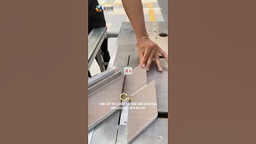 Cắt thẳng cắt chéo cắt nghiêng 45 độ bằng máy cưa gỗ bàn trượt JT 6 #maycuagocongnghiep