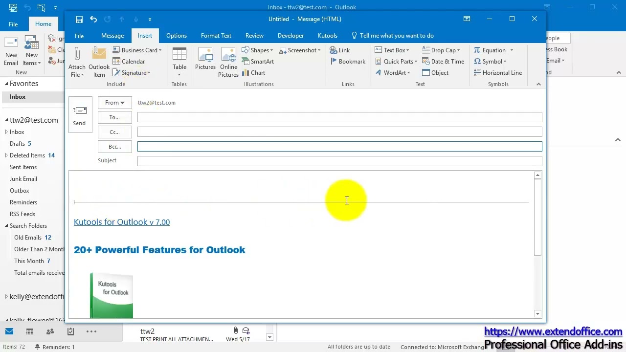How To Add Or Insert Horizontal Line In Outlook Signature YouTube