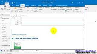 How to add or insert horizontal line in Outlook signature screenshot 5