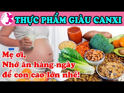 8 Thực Phẩm GIÀU CANXI Mẹ Bầu Nên Ăn Mỗi Ngày Để Bé Yêu Khỏe Mạnh Cao Lớn