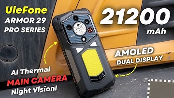 Ulefone Armor 29 Pro-serie - Robuuste telefoon met warmtecamera en 21.200 mAh-batterij!