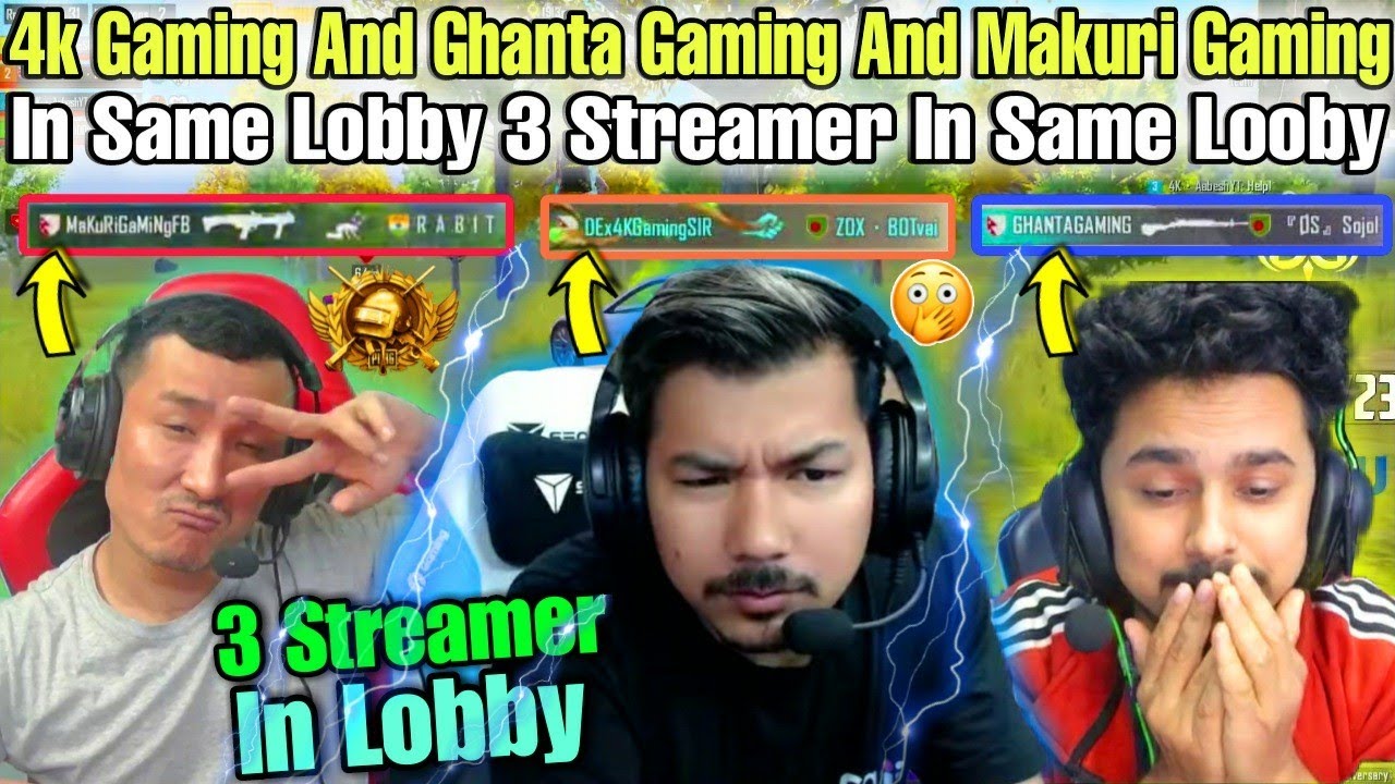 4k Gaming And Ghanta Gaming And Makuri Gaming In Same Lobby | 4k Dai Got Scam By Vietnam | Same Live