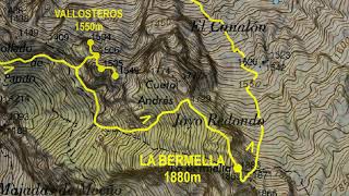Desde Caín a orillas del Cares, a La Bermella por el sedo Espinas.