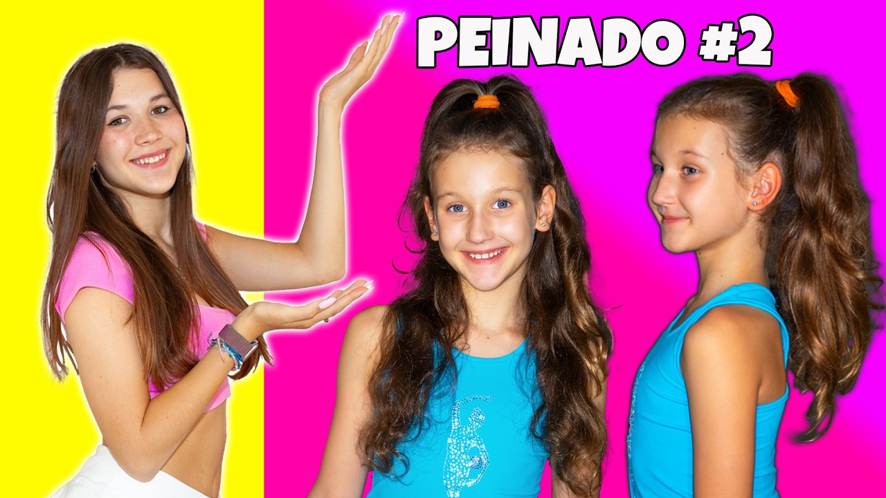 3 PEINADOS DE MI INFANCIA PARA EL COLE (Los hago a mi Hermanita)