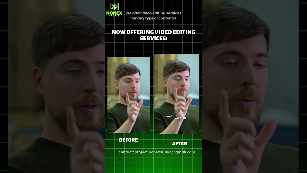 Contact us Now to create high-quality contents for any type of Videos