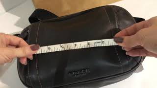 Coach Graham Utility pack measurement and features - YouTube
