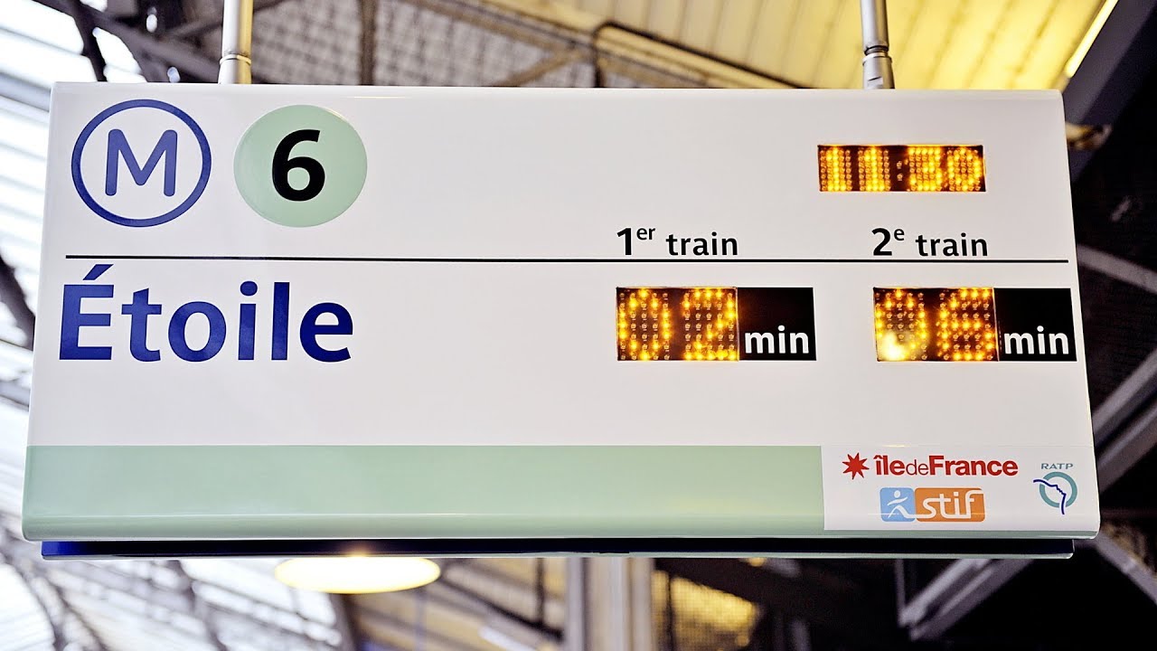 Annonce RATP Prochain train - YouTube